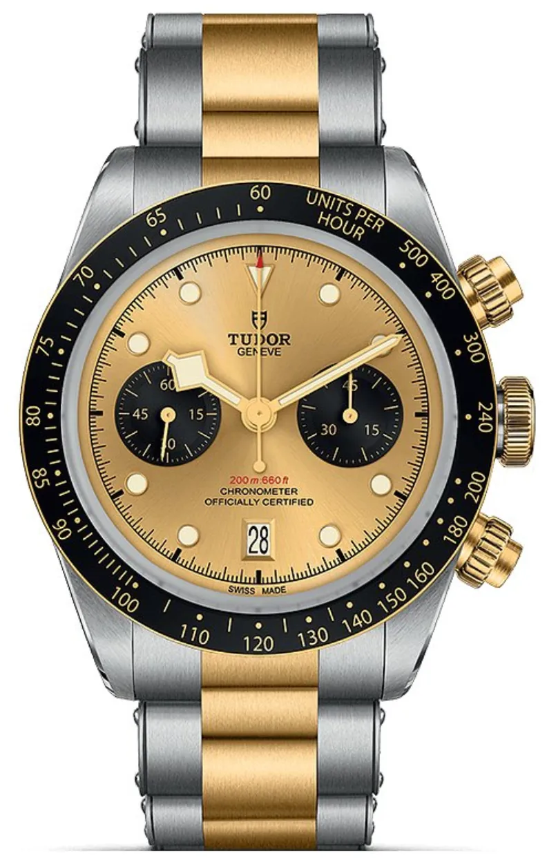 Tudor Black Bay Chrono S&G M79363N-0007 41mm Stainless steel Golden