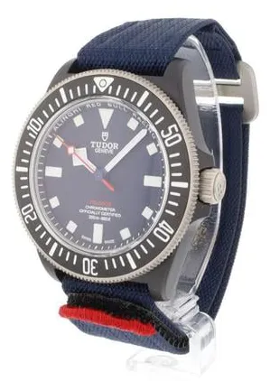 Tudor Pelagos 25707KN 42mm Carbon fiber Blue 1