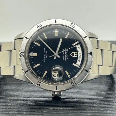 Tudor Prince Date 7020 38mm Stainless steel Black 12