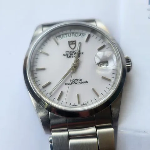 Tudor Prince Date-Day 76200 36mm Steel White 14