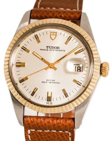 Tudor Prince Oysterdate 38mm Yellow gold and stainless steel Silver