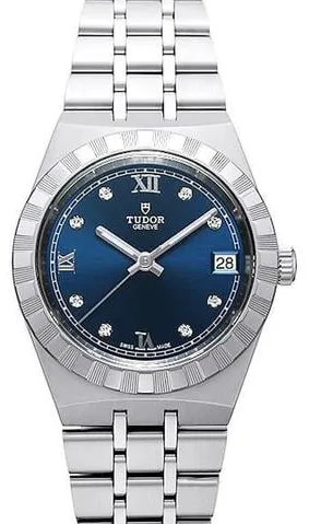 Tudor Royal M28400-0007 34mm Stainless steel Blue