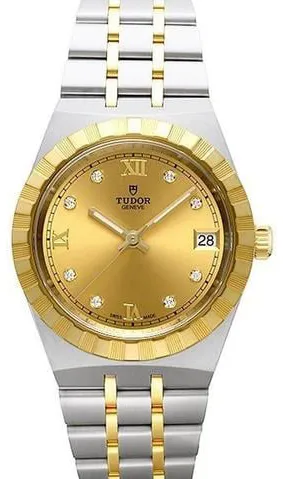 Tudor Royal M28403-0006 34mm Stainless steel Gold