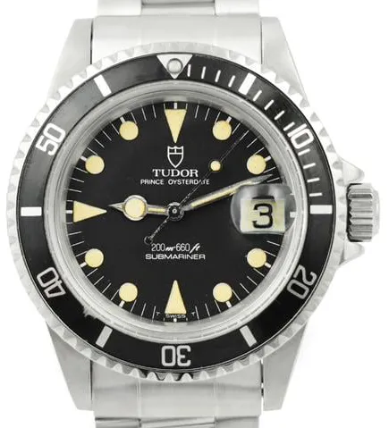 Tudor Submariner 76100 40mm Stainless steel Black