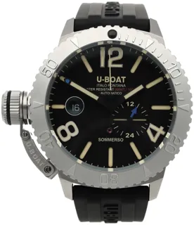 U-Boat Dive Watch 9007/A Stainless steel Black