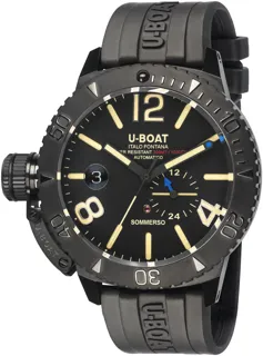 U-Boat Dive Watch 9015 Stainless steel Black