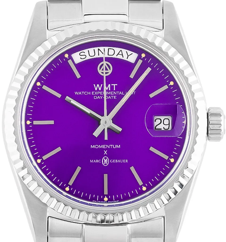 WMT Momentum X Marc Gebauer 36mm Stainless steel Purple 4