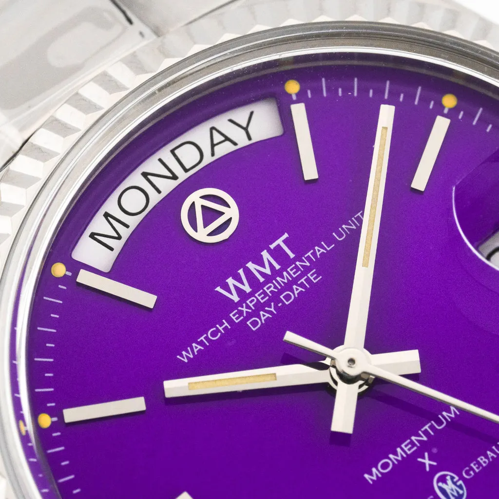 WMT Momentum X Marc Gebauer 36mm Stainless steel Purple 2