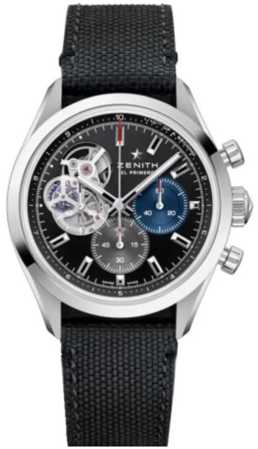 Zenith El Primero 03.3300.3604/21.C822 39.5mm Stainless steel Black 1