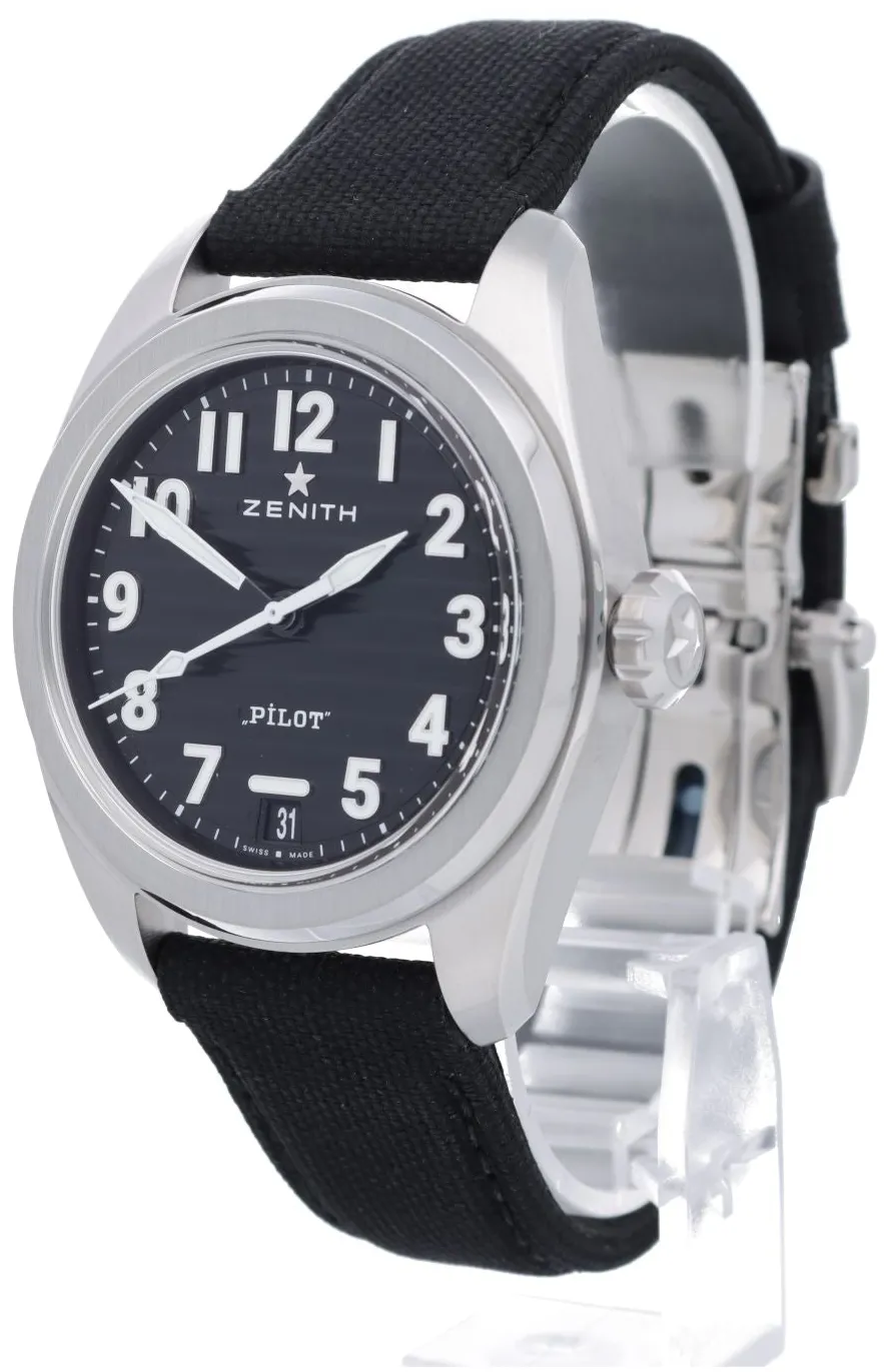 Zenith Pilot 03.4000.3620/21.I001 40mm Stainless steel Black 1