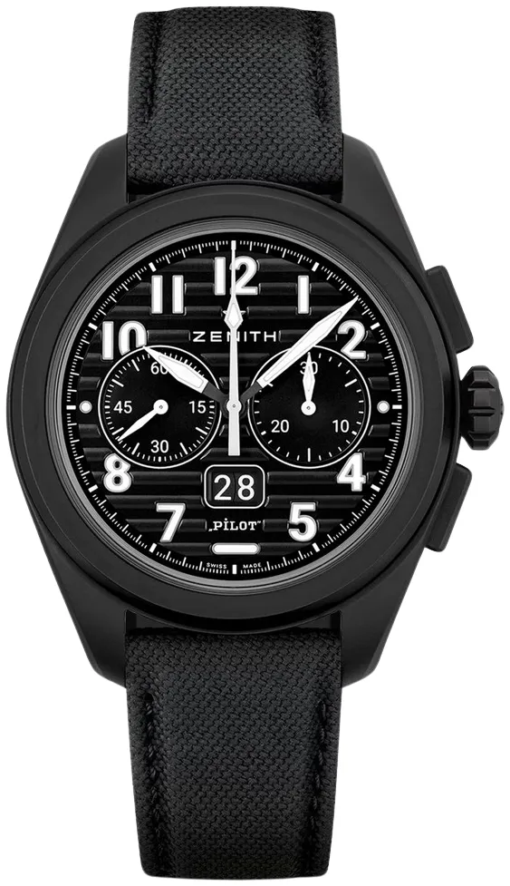 Zenith Pilot 49.4000.3652/21.I001 42.5mm Black ceramic Black