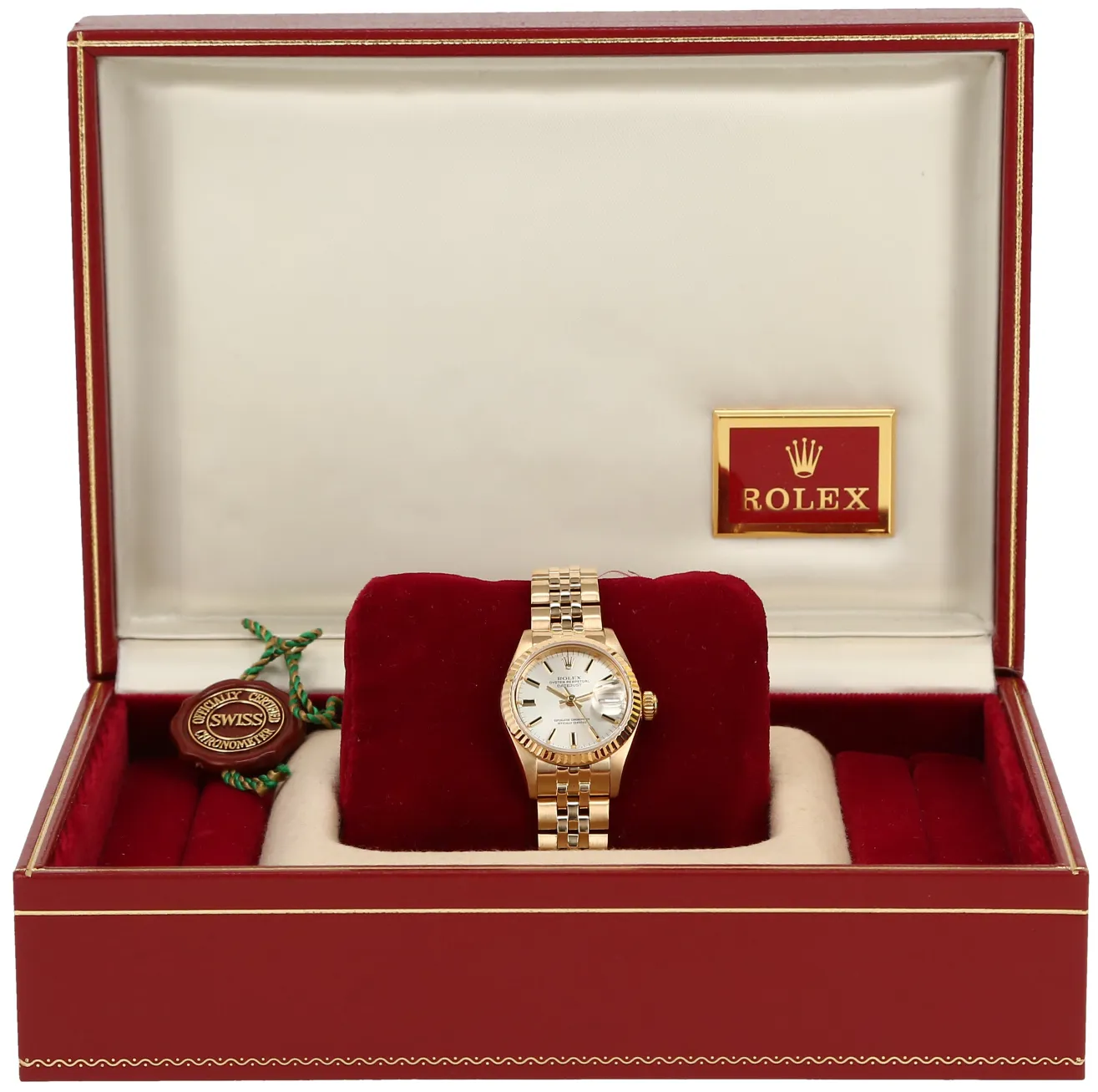 Rolex Lady-Datejust 69178 26mm Yellow gold Silver 2