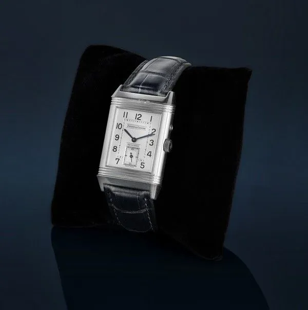 Jaeger-LeCoultre Reverso Duo 270.8.54 26mm Stainless steel Silver and gray