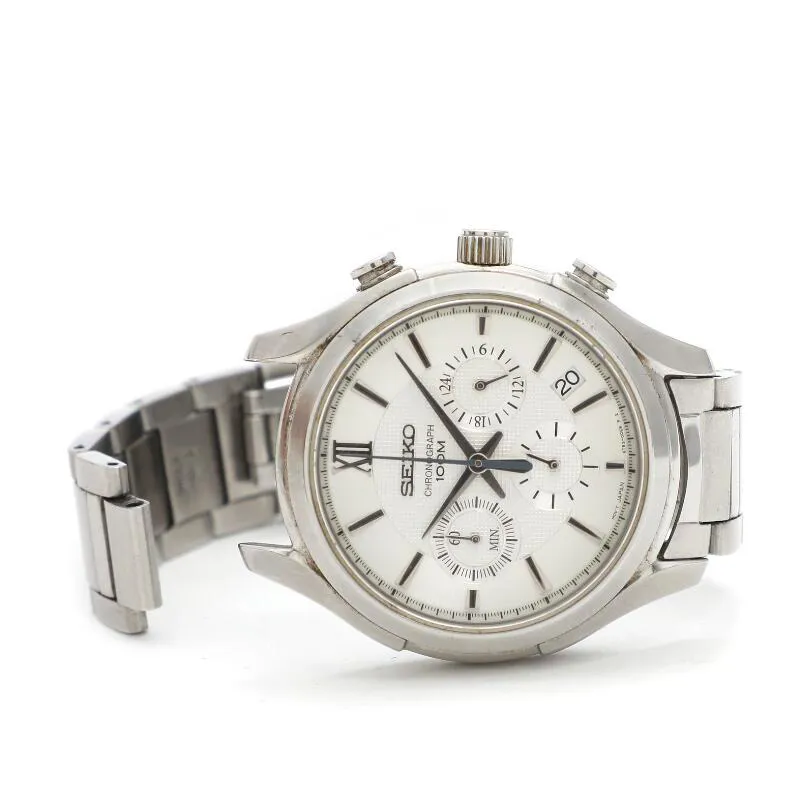 Seiko Chronograph 1D0441 39mm Stainless steel 1