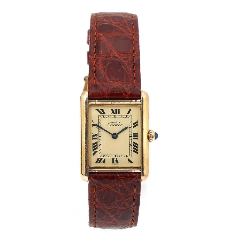 Cartier Tank 1615 23mm Vermeil 1