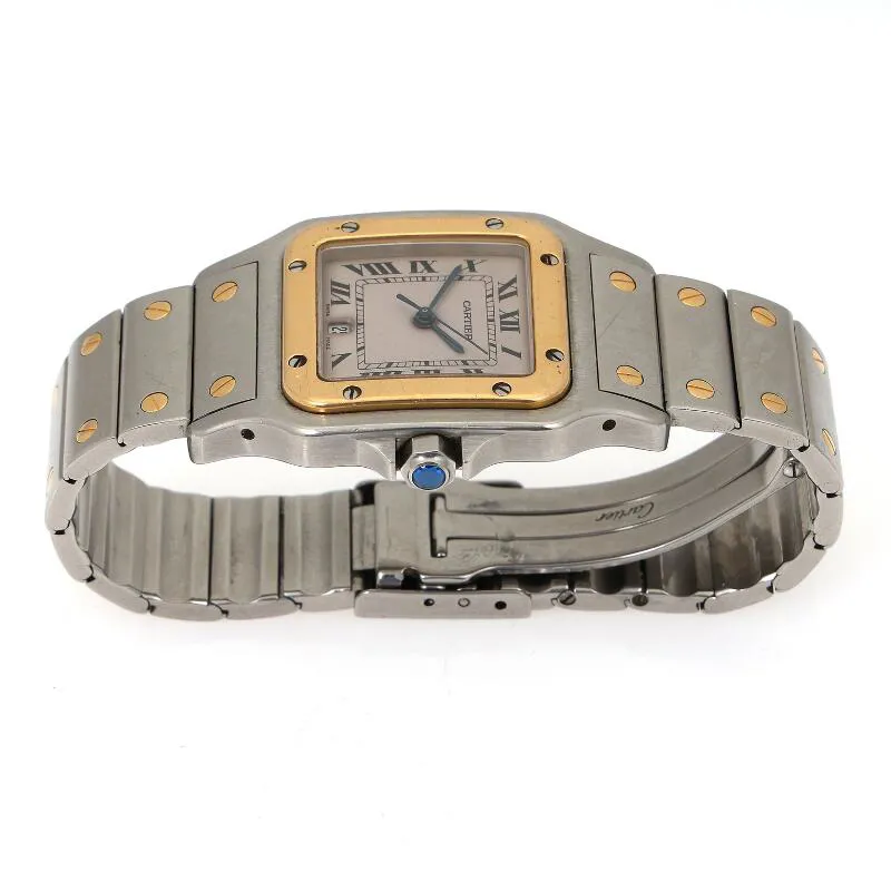 Cartier Santos 1566 30mm Yellow gold and Stainless steel 3