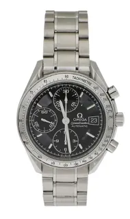 Omega Speedmaster Date 35135000 Stainless steel Black