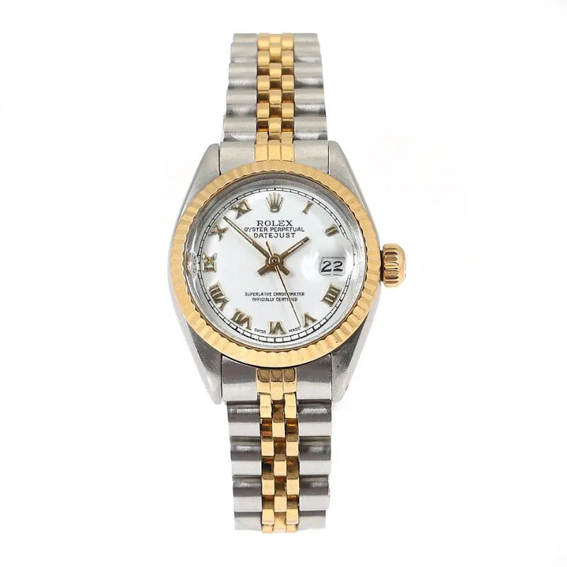 Rolex Datejust 6917 26mm Yellow gold and Stainless steel Silver