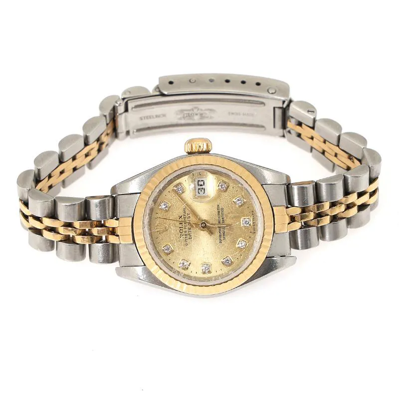 Rolex Lady-Datejust 69173 26mm Yellow gold and Stainless steel Champagne 2