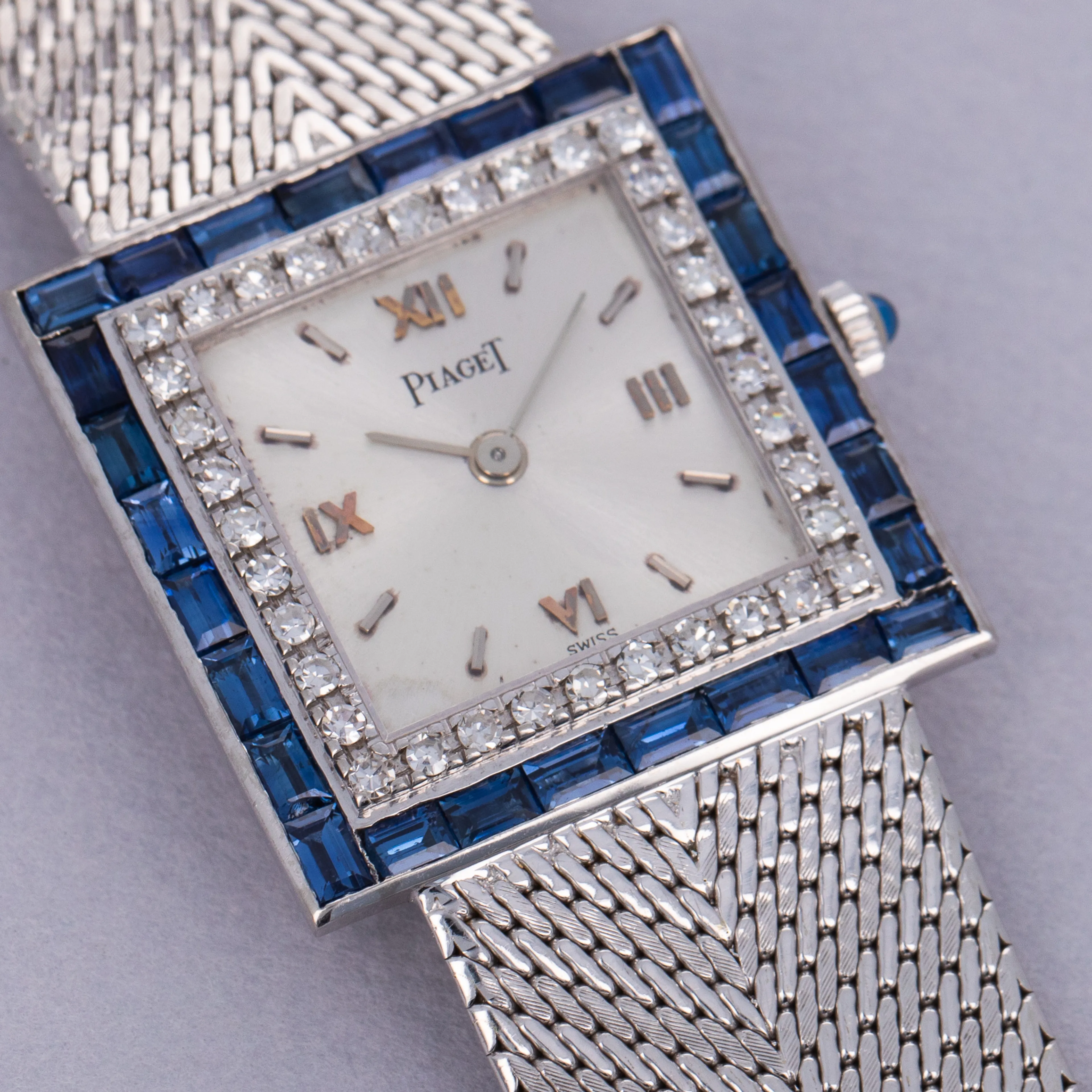 Piaget 9203 B 91 25mm White gold Silver 1