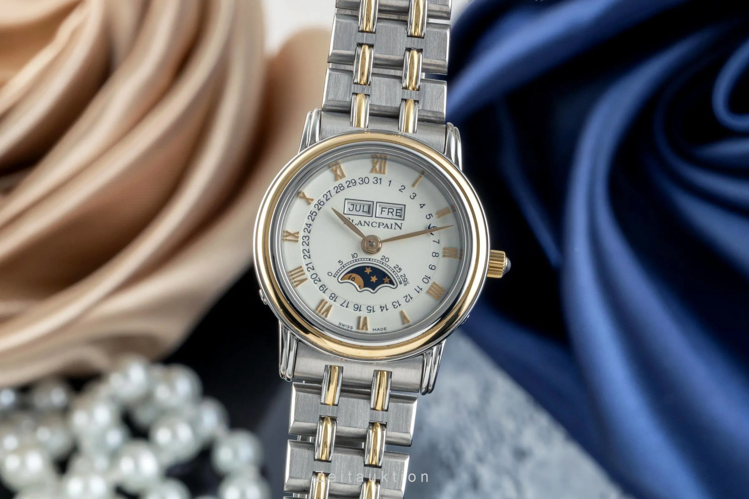 Blancpain Villeret 6395 - 1318 26mm Yellow gold and Stainless steel