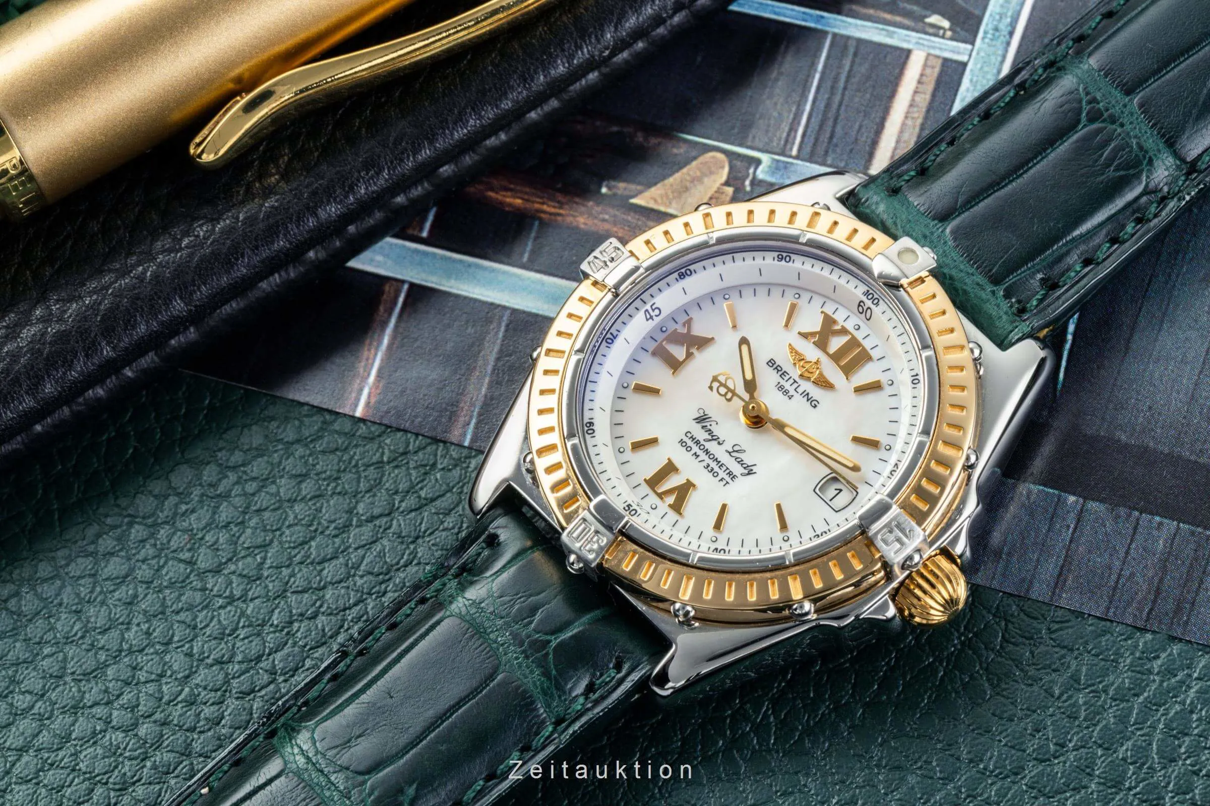 Breitling Wings D67350 31mm Yellow gold and stainless steel 9