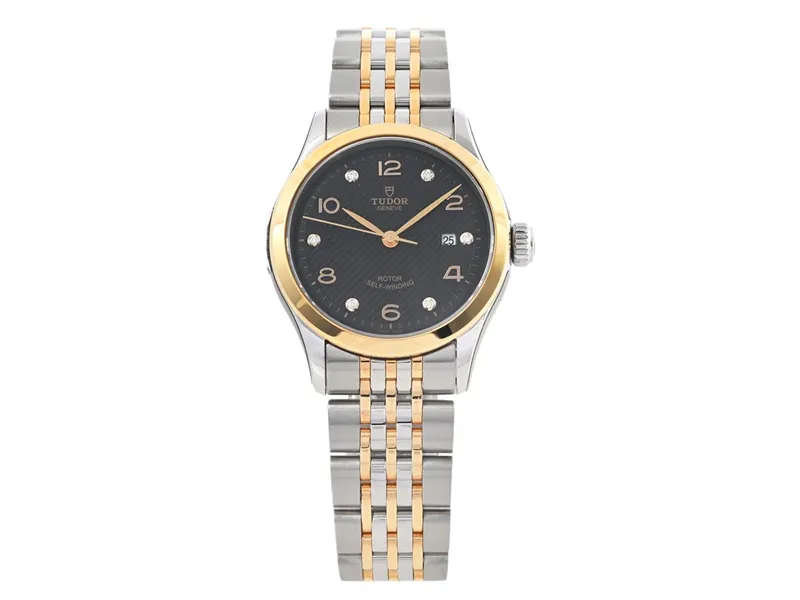Tudor 1926 M91351-0004 28mm Stainless steel and rose gold Diamond