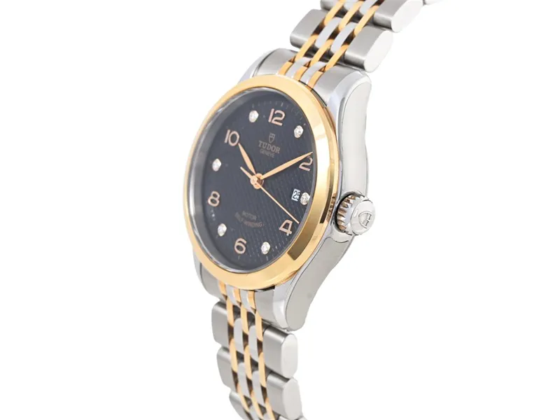 Tudor 1926 M91351-0004 28mm Rose gold and Stainless steel Diamond 1