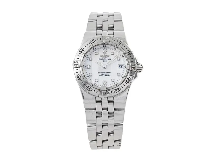 Breitling Galactic A71340 32mm Stainless steel Mother-of-pearl