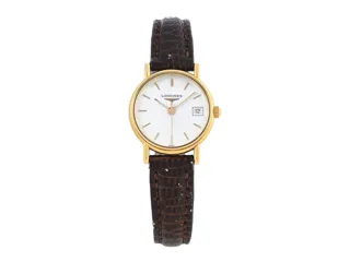 Longines Présence L7.490.6.12.2 Yellow gold White