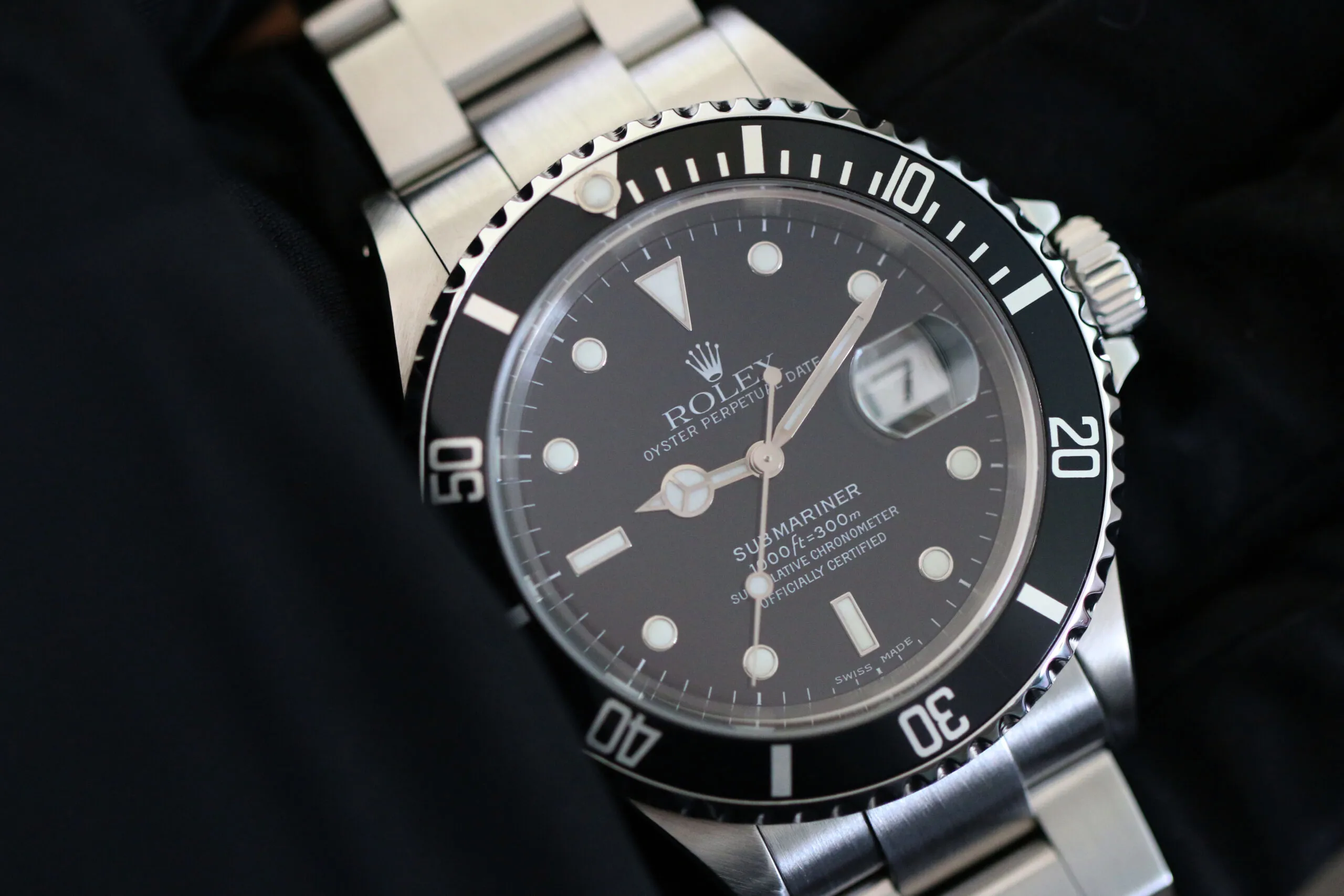 Rolex Submariner 16610LN 40mm Acier Black 11