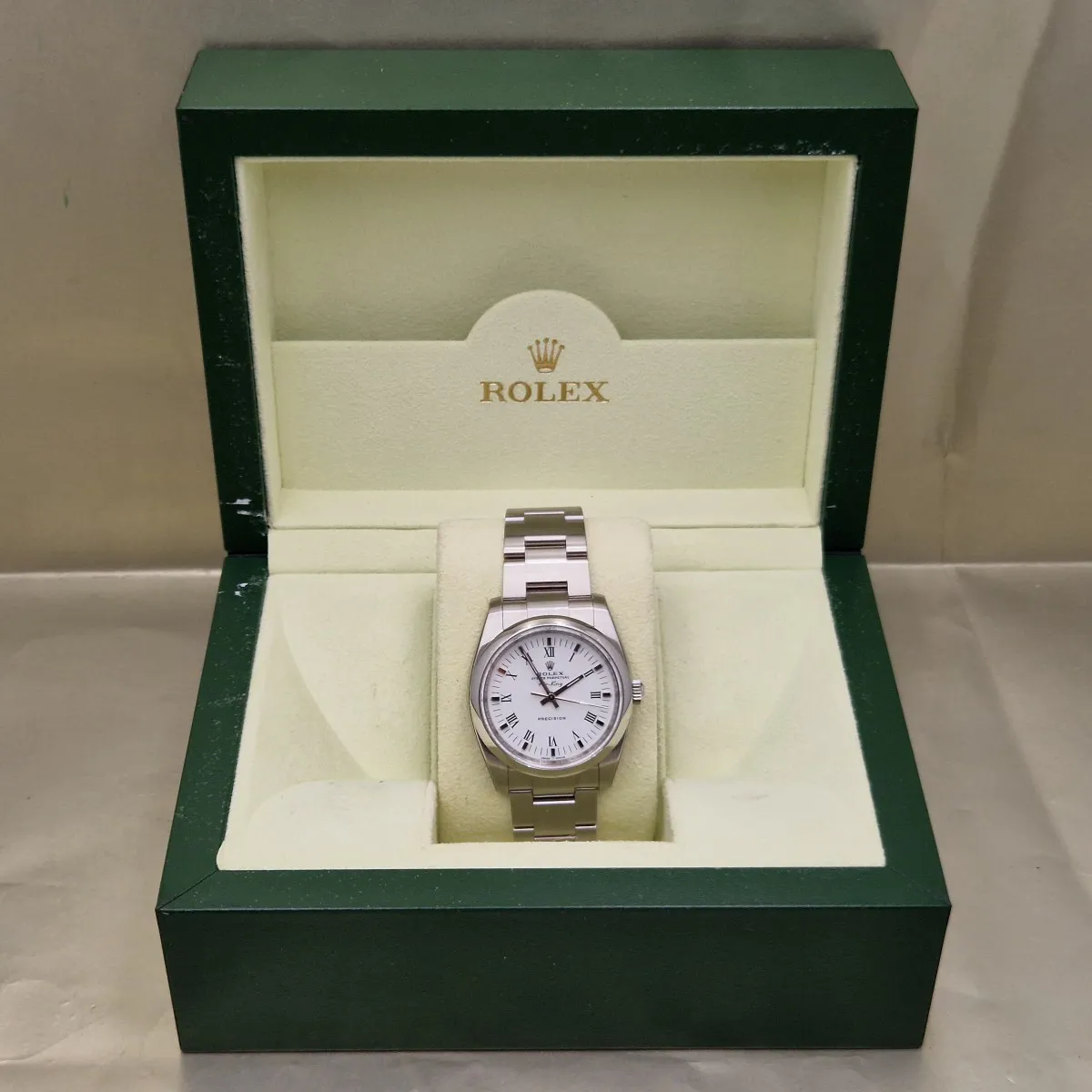 Rolex Oyster Perpetual 114200 34mm ACCIAIO BIANCO 1