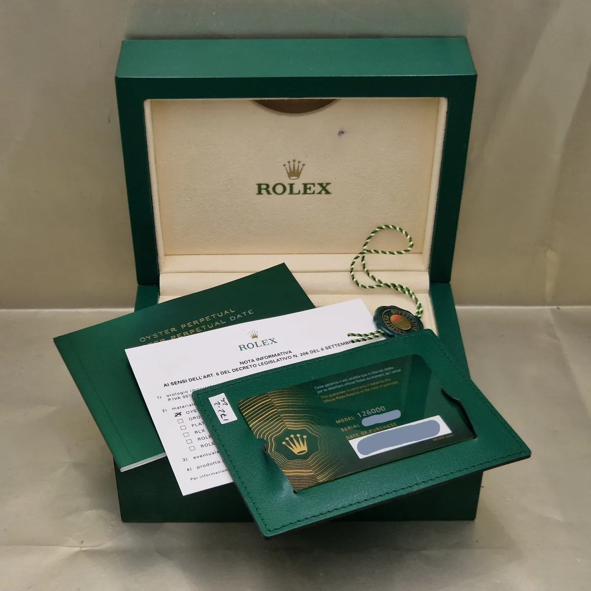 Rolex Oyster Perpetual 36 126000 36mm ACCIAIO Tiffany 1