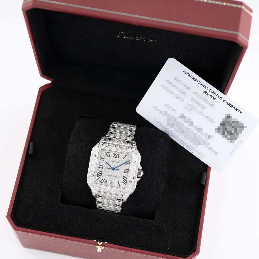 Cartier Santos de Cartier WSSA0018 40mm Stainless steel Silver 3