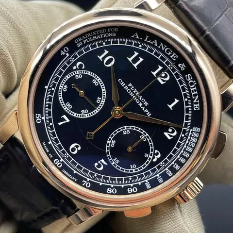 A. Lange & Söhne 1815 414.031 39.5mm Rose gold Black