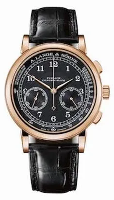 A. Lange & Söhne 1815 414.031 39.5mm Rose gold Black