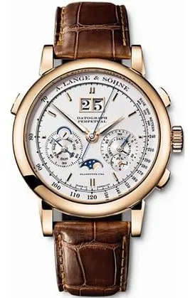 A. Lange & Söhne Datograph 410.032 41mm Rose gold Silver