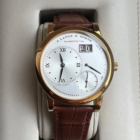 A. Lange & Söhne Lange 1 101.002 38mm Yellow gold Silver 8