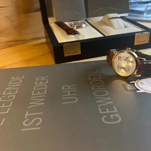 A. Lange & Söhne Lange 1 101.002 38mm Yellow gold Silver 3