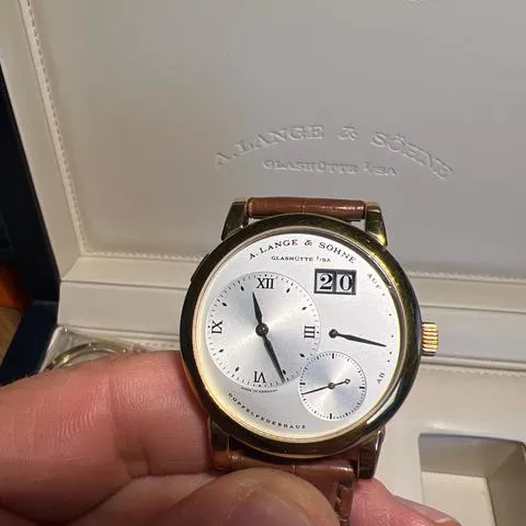 A. Lange & Söhne Lange 1 101.002 38mm Yellow gold Silver 10