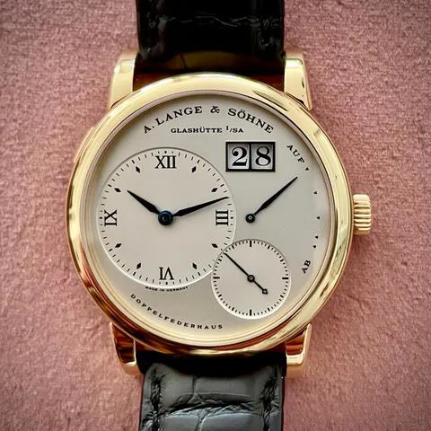 A. Lange & Söhne Lange 1 101.002 38.5mm Yellow gold Silver