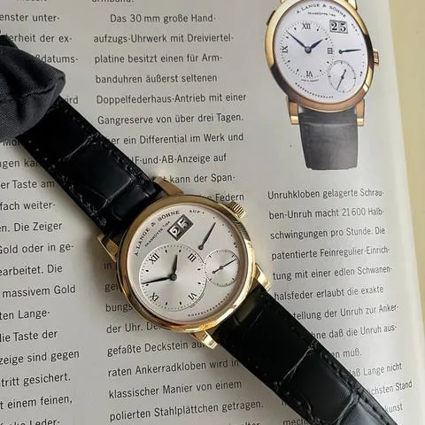 A. Lange & Söhne Lange 1 101.002 38.5mm Yellow gold Silver 7