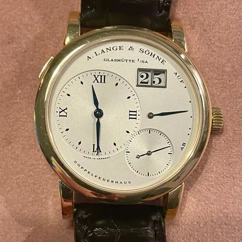 A. Lange & Söhne Lange 1 101.002 38.5mm Yellow gold Silver 2