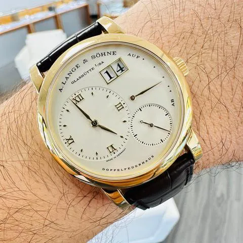 A. Lange & Söhne Lange 1 101.021 38.5mm Yellow gold Silver