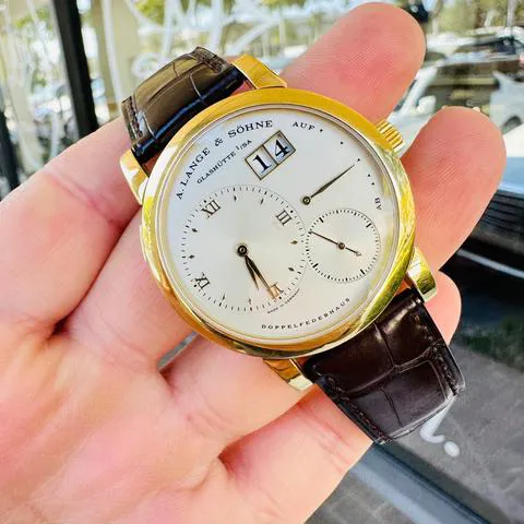 A. Lange & Söhne Lange 1 101.021 38.5mm Yellow gold Silver 11