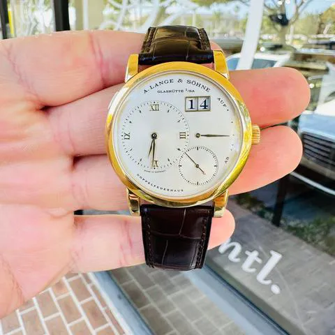 A. Lange & Söhne Lange 1 101.021 38.5mm Yellow gold Silver 1