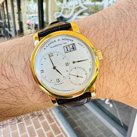 A. Lange & Söhne Lange 1 101.021 38.5mm Yellow gold Silver 13