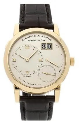 A. Lange & Söhne Lange 1 101.021 38mm Yellow gold Silver