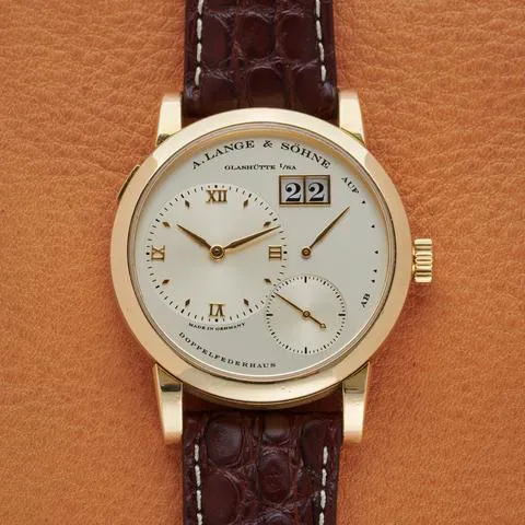 A. Lange & Söhne Lange 1 101.021 38.5mm Yellow gold Silver