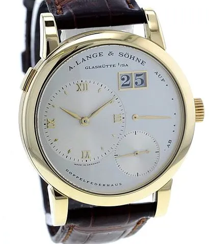 A. Lange & Söhne Lange 1 101.021 38mm Yellow gold Silver